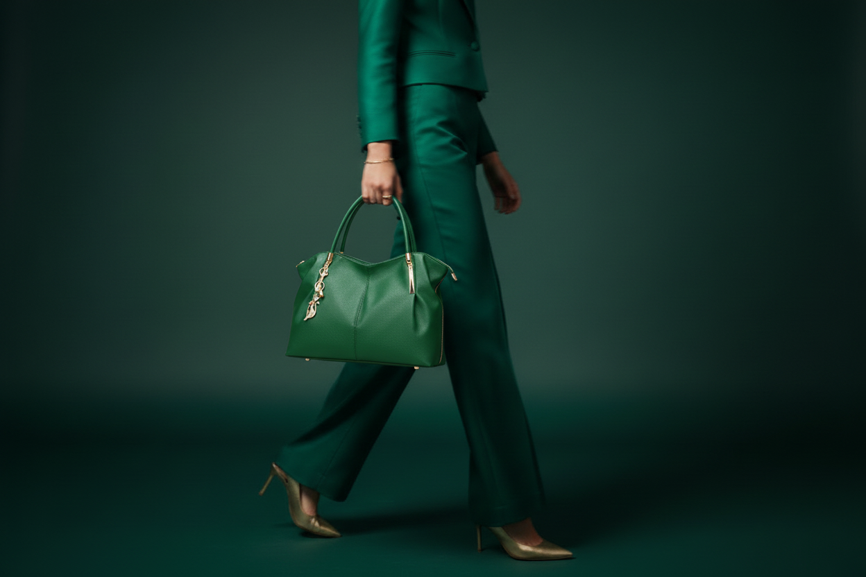 Model Walking - Jade Tote